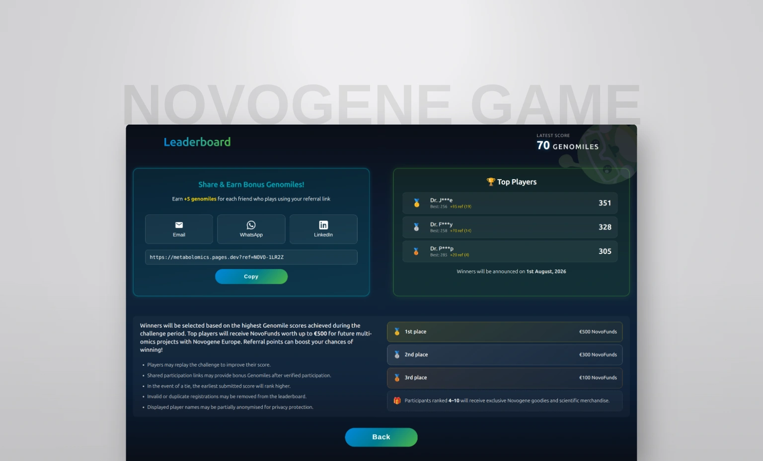 Novogene Europe - Early Access Challenge - Full View 3
